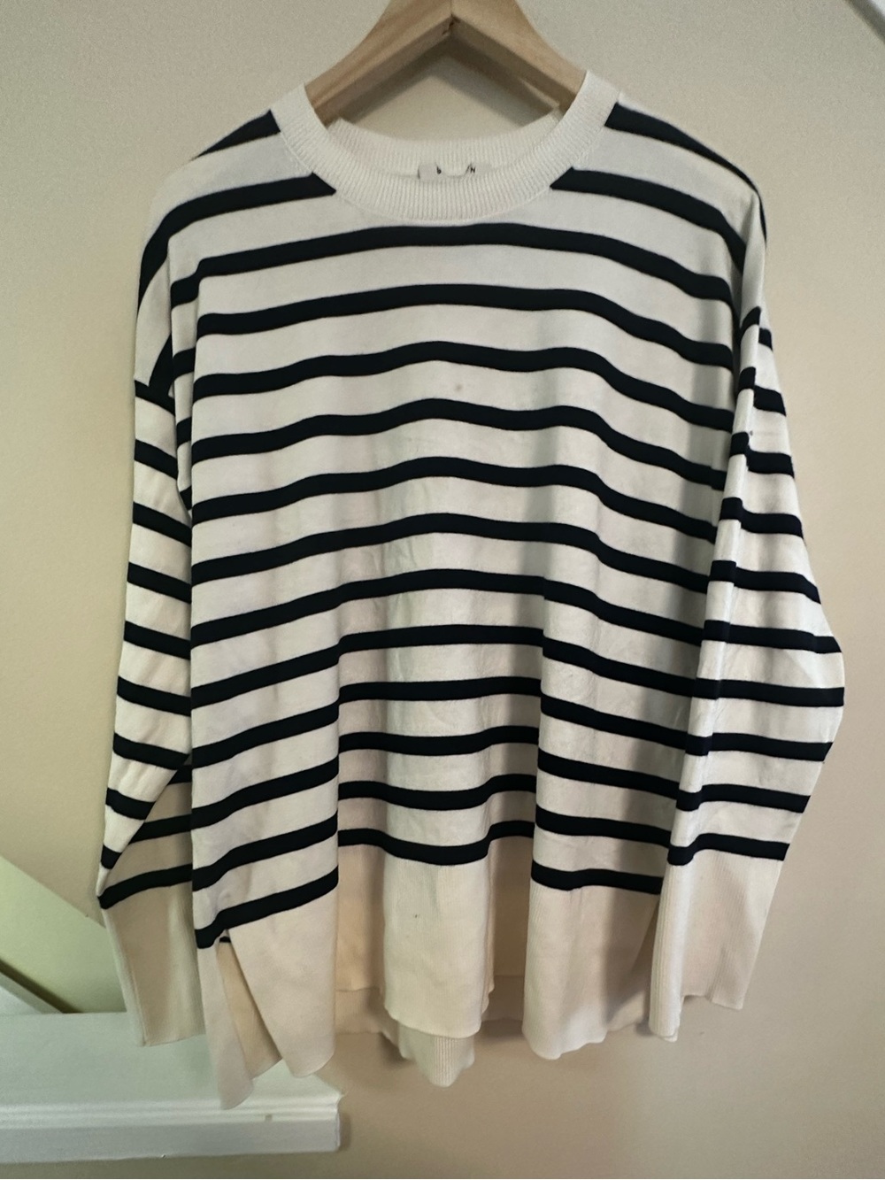 Babaton Tradition striped crewneck sweater - Picture 2 of 5